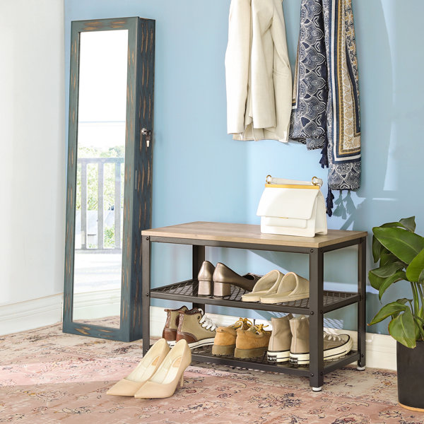 Williston Bryce Shelves Storage Bench & Reviews Wayfair Canada